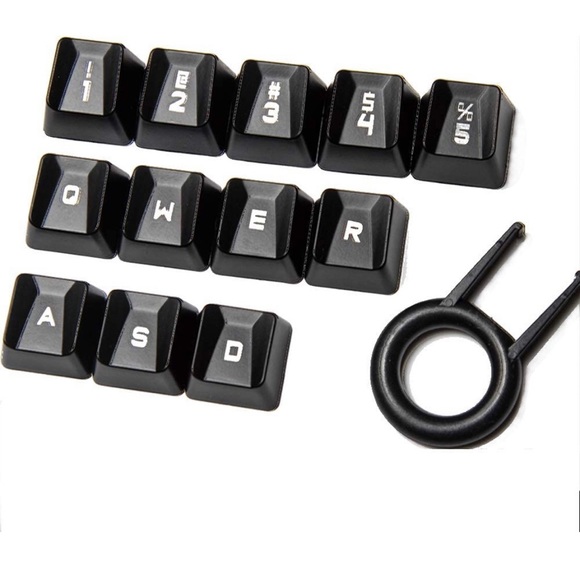 NWT LUO Keycaps for Logitech Keyboard Translucent G910 G810 Pro G413 G613 - Picture 1 of 4